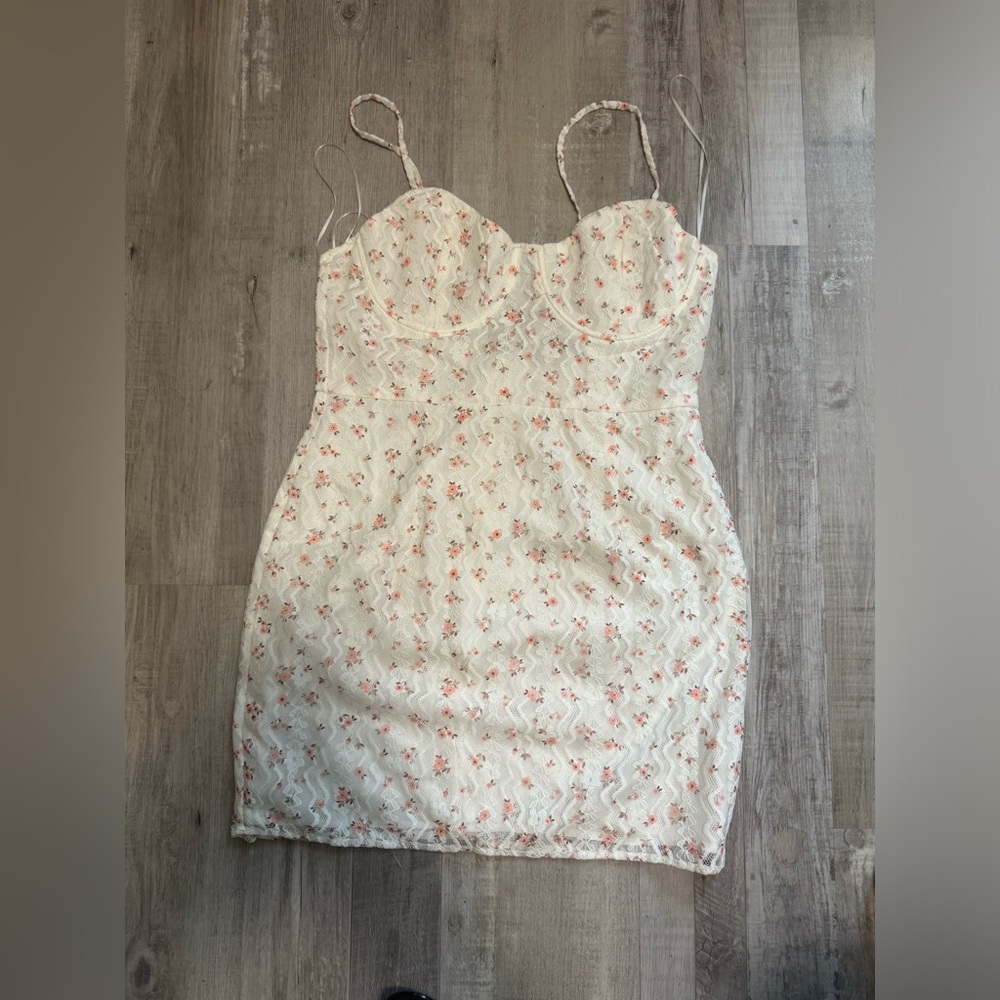 Blue Blush Floral Blouse Size Large Brand New